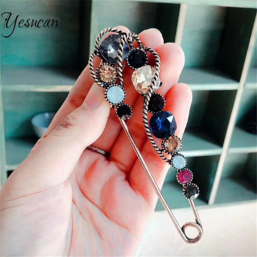 Новые увеличенные разноцветные аксессуары Стразы для пальто Мужская и женская