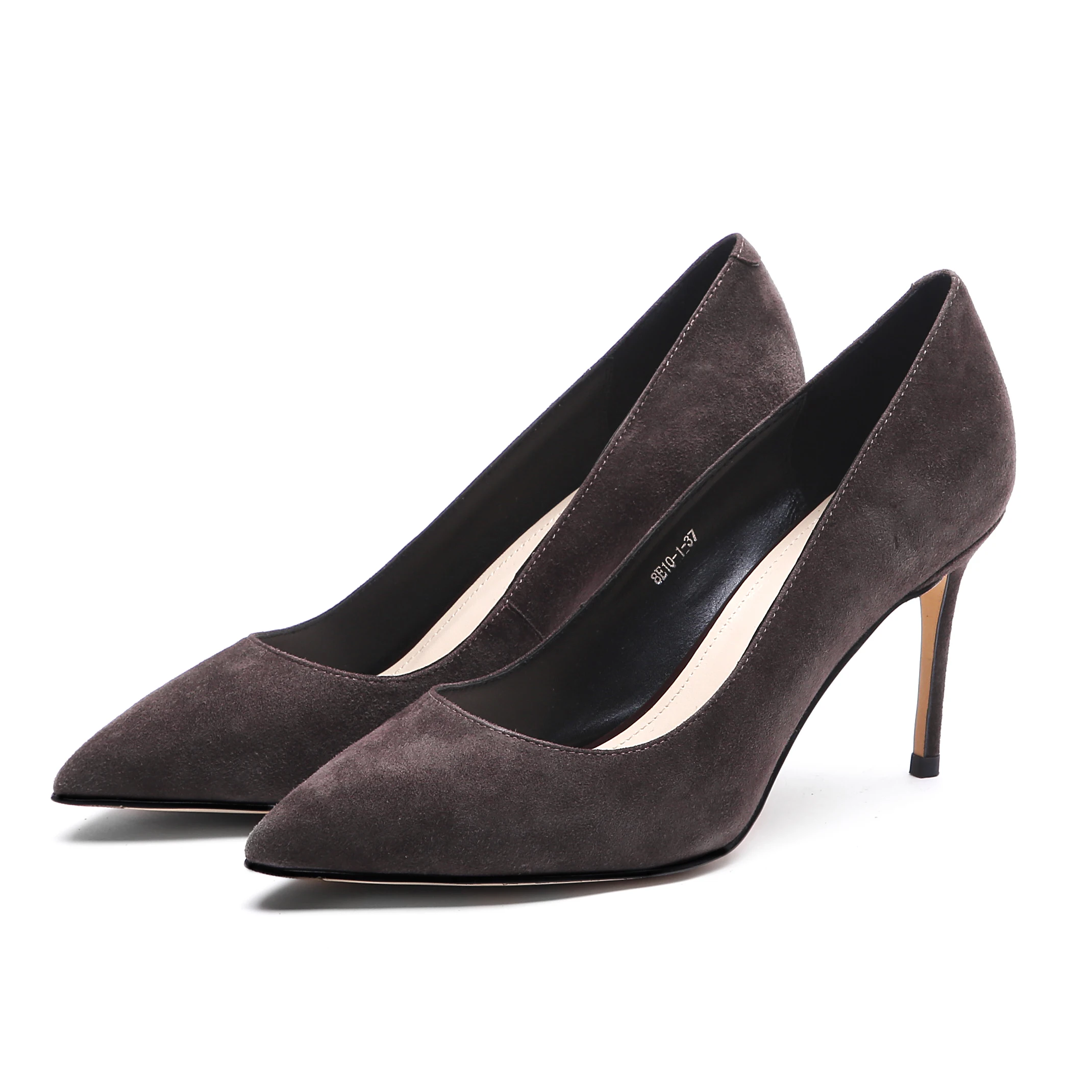 Tanariya Новинка весна/осень 2020 женская обувь с коричневыми замшевыми острыми