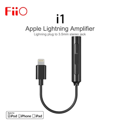 Усилитель Fiio i1 (Fi 1123) DAC с микрофоном для i Phone X / 8 L ightning plug на 3 5 мм стерео