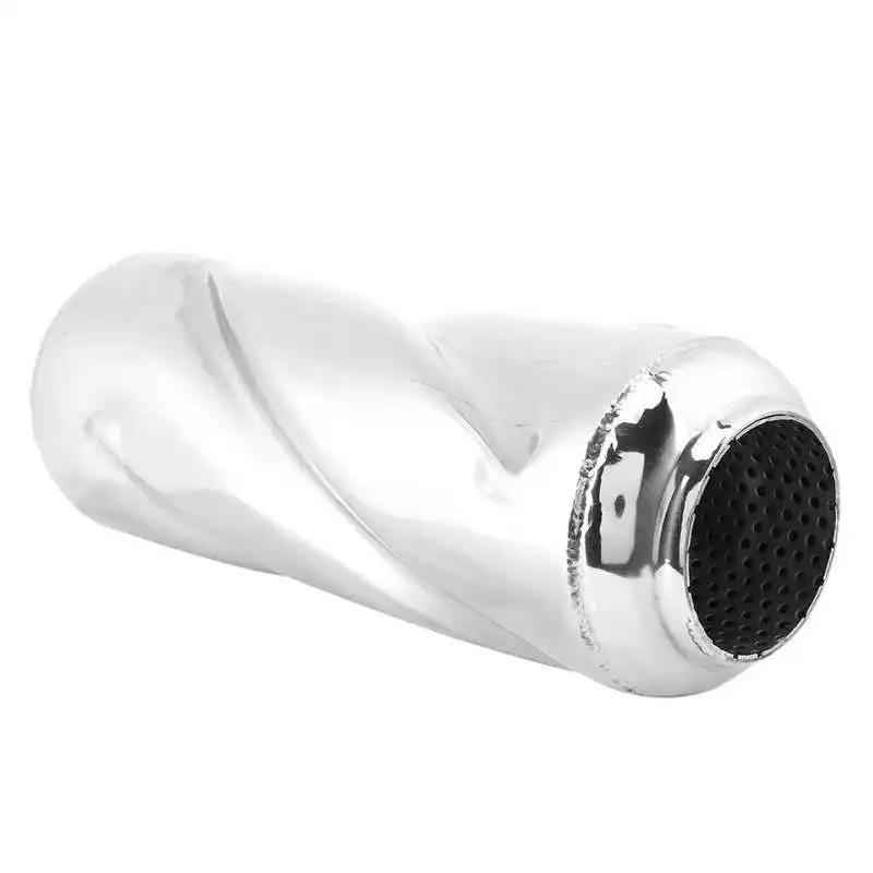 

Car Exhaust System 2.5in Exhaust Middle Pipe Dissipative Tuning Muffler Tube Universal Accessory for Car 2.5in Exhaust Pipe