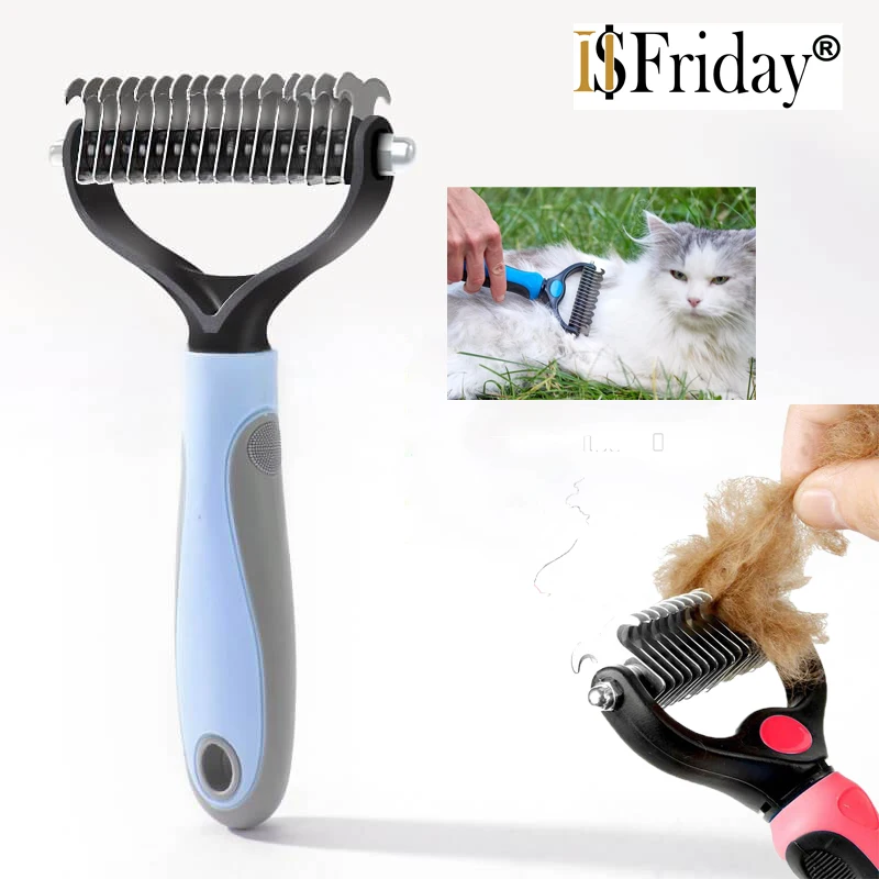 Расческа для домашних животных безопасная собак с деревянной ручкой | Дом и сад