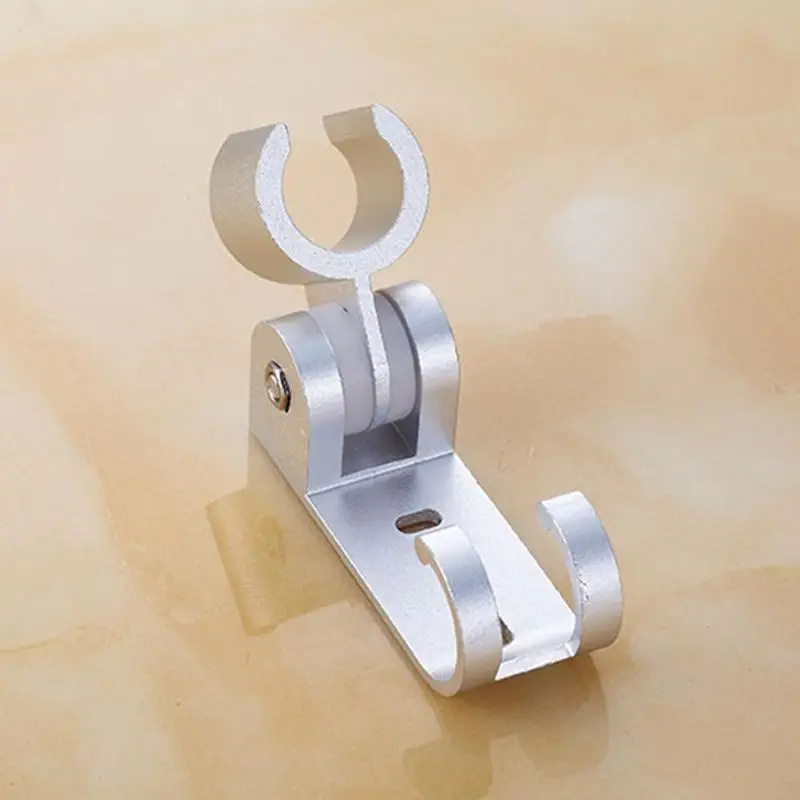 

Adjustable Shower Head Holder Adhesive Wall Mounting Sliver Hanger Hooks Bracket Bathroom Aluminum 50 Screw Bearing 2 P1W1 V1Q2