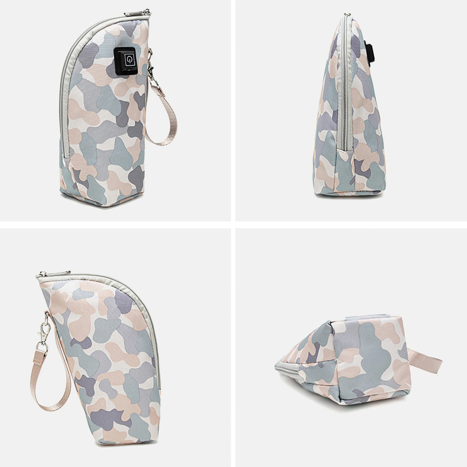 

Outdoor Portable Baby Bottle Tote Bag USB Waterproof Baby Bottle Warmer Bag Lightweight Infant Feeding Bottle Heater Infant Care