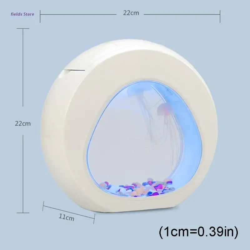 

Artificial Jellyfish Aquarium Tank Night Light Colorful LED Mini Decorative Lamp