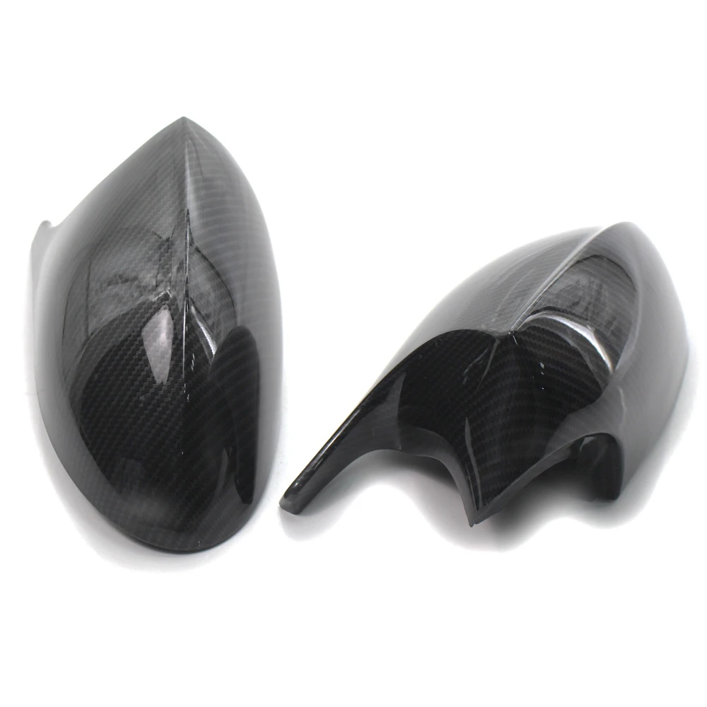 Rearview Mirror Covers for Bmw 1 3 Series E81 E82 E87 E88 E90 E91 E92 116i 118i 120i 320i 328i 330i ABS Carbon Fiber Gloss Black |