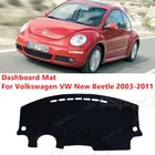 Противоскользящий коврик для приборной панели Volkswagen VW New Beetle 2003-2011, Солнцезащитный коврик, коврики для приборной панели, аксессуары