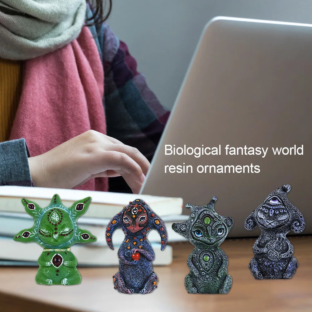 Забавные фигурки из смолы создаваемые вручную существа сказочного мира
