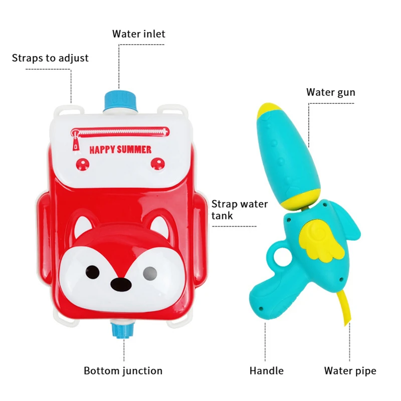 Детский рюкзак большая игрушка для водяного пистолета высокого давления пляжных