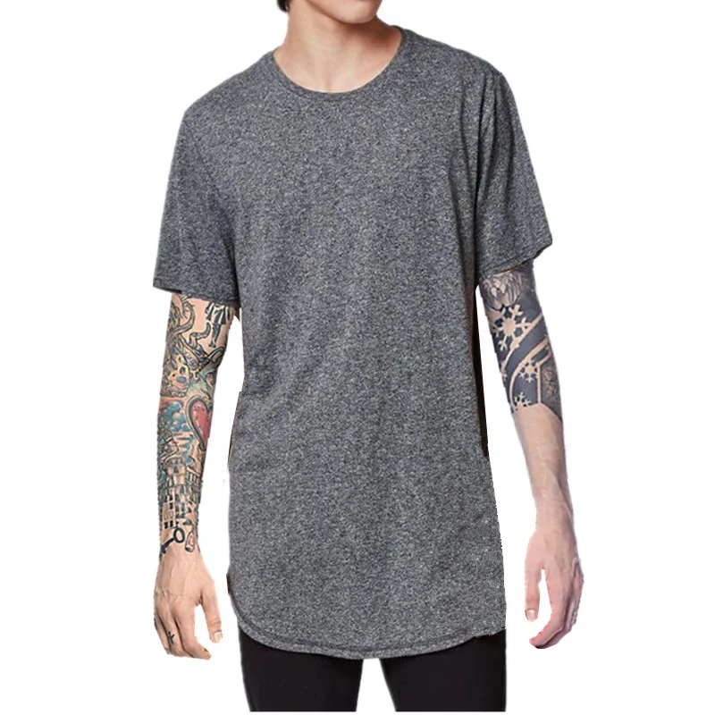 Мужская футболка оверсайз с длинной линией High Street|t shirt usa|t shirthe man |