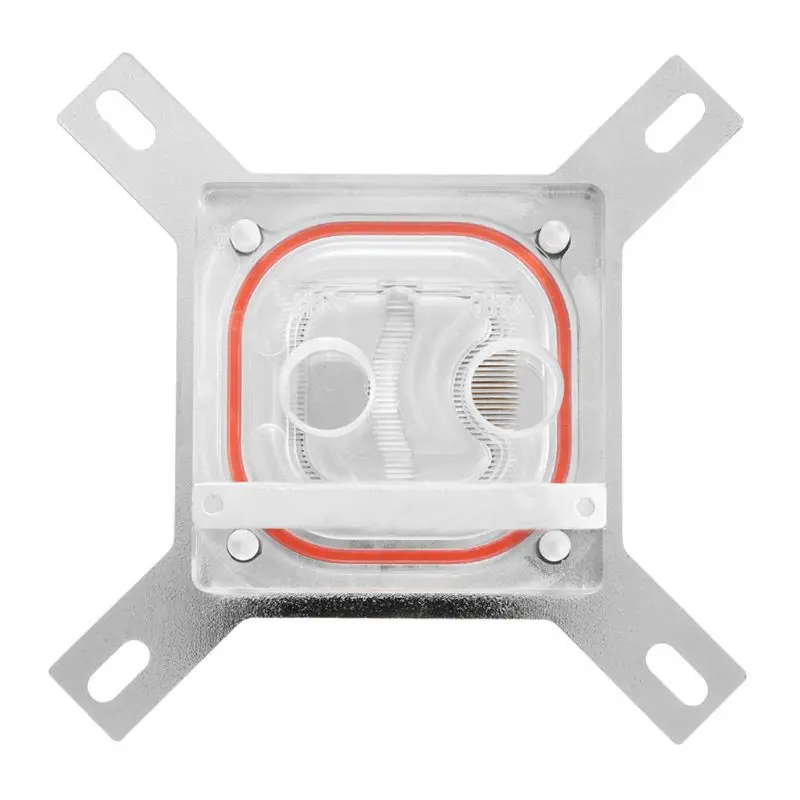 G1/4 Thread Waterblock Acrylic Copper Water Cooling CPU Radiator Heatsink Block New | Компьютеры и офис