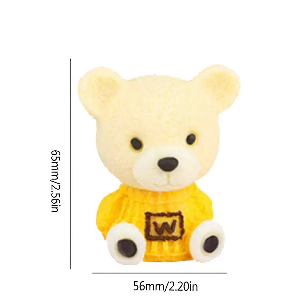 

3D Knitted Bear Silicone Mold Reusable Nontoxic Fondant Cake Mould Chocolate Mould Cake Decorating Tools