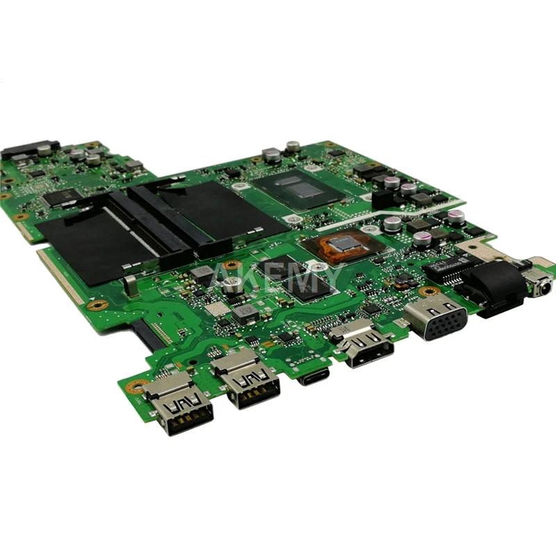 Bestellen Für For Asus X542U X542UR X542UQ X542UN X542URR X542UQR Laptop Motherboard Mainboard 100% Test Arbeit CPU I7 8550U GPU 4GB N17S-G1-A1