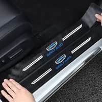 car threshold protection sticker for geely atlas coolray bo rui ck saloon emgrand ec7 carbon fiber scratches resistant cover