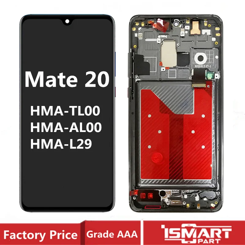 

Original LCD Display For Huawei Mate 20 Screen Touch Digitizer with Fingerprint Fully Assembly Replacement