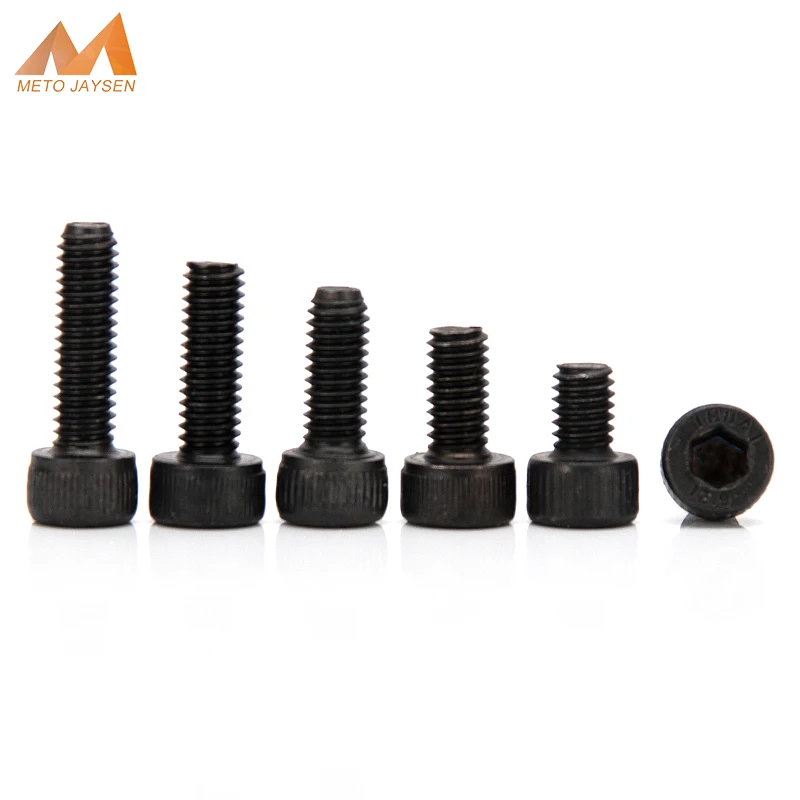 

Black Zinc Hex Hexagon Socket Head Screw M2 M2.5 M3 Cap Head Screws Bolts Solid Fasteners Length 3mm-30mm