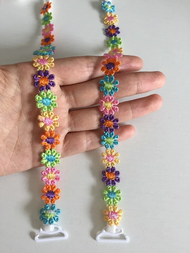 Небольшие цветочные кружевные ремни для бюстгальтера регулируемые женские