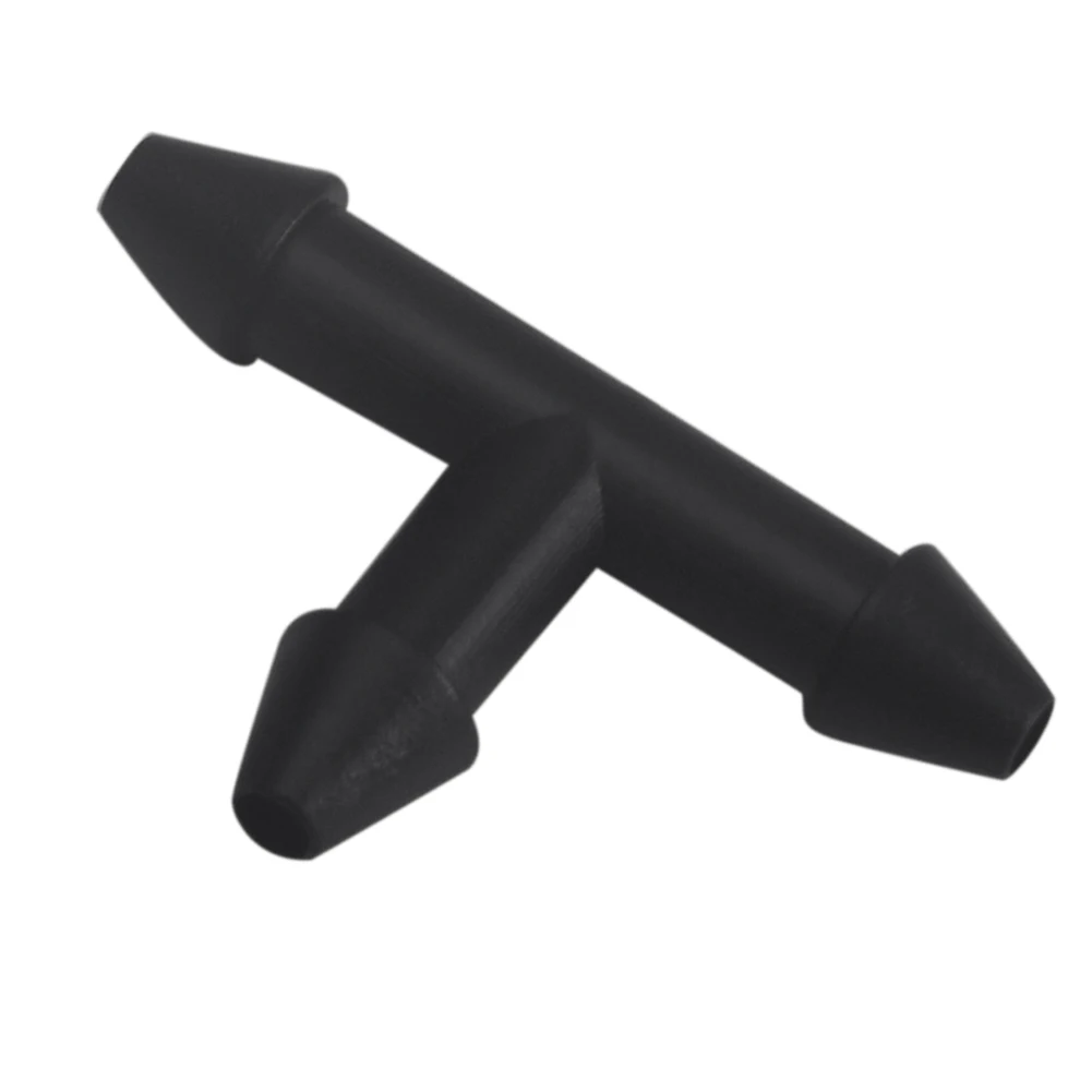 

50pcs Drip Connector System Watering Irrigation Pipe Sprinkler Three Hole T Shape Hose Garden 3/5mm