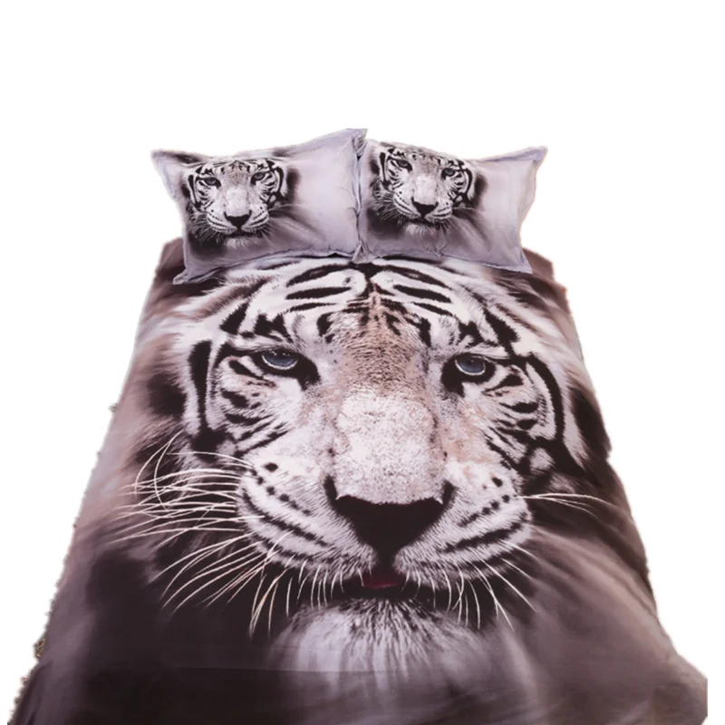 Семейное текстильное белье Комплект для кровати с принтом Тигр King of the forest