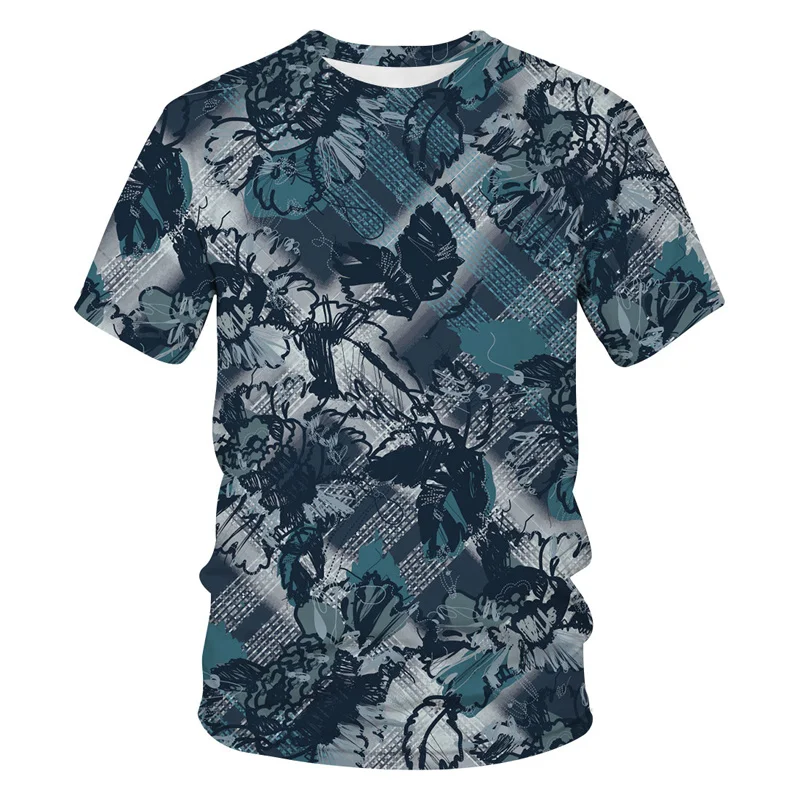 Мужской модный летний свитер с коротким вырезом и принтом манго | Мужская одежда