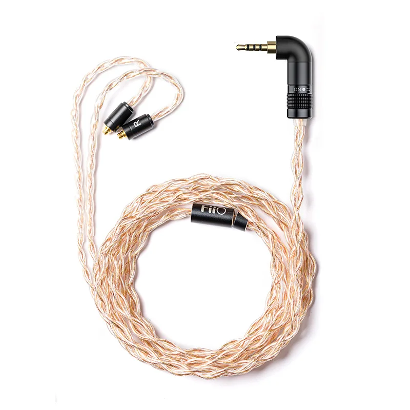 

FiiO LC-RE Tri-Metallic Swappable Headphone Repair Replacement Audio Cable HiFi MMCX/0.78mm with 3 Plugs 3.5/2.5/4.4mm Balanced