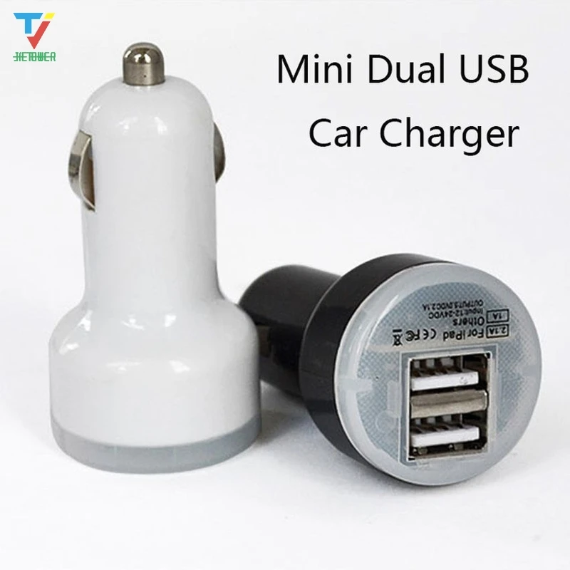 

Автомобильное зарядное устройство с 2 Usb-портами, 300 шт./лот, быстрая зарядка, автомобильное зарядное устройство для Samsung Xiaomi Hauwei, автомобильн...