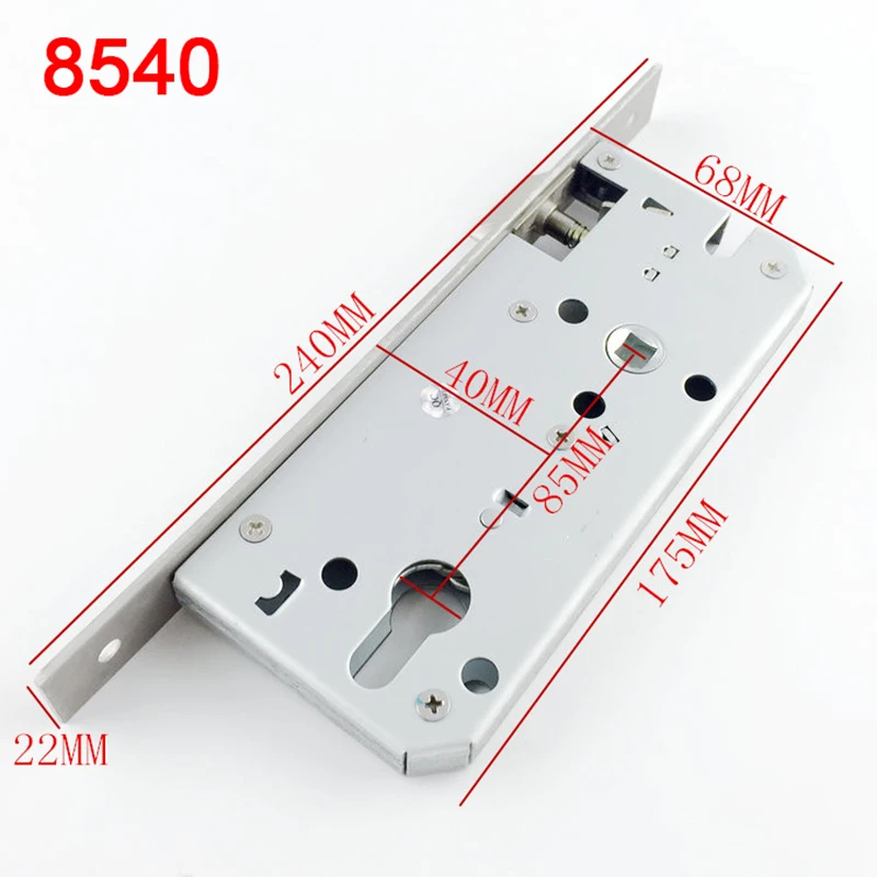 Оптовая продажа 10 комплектов европейские врезные дверные замки 8540/8545/8550/8560 замок
