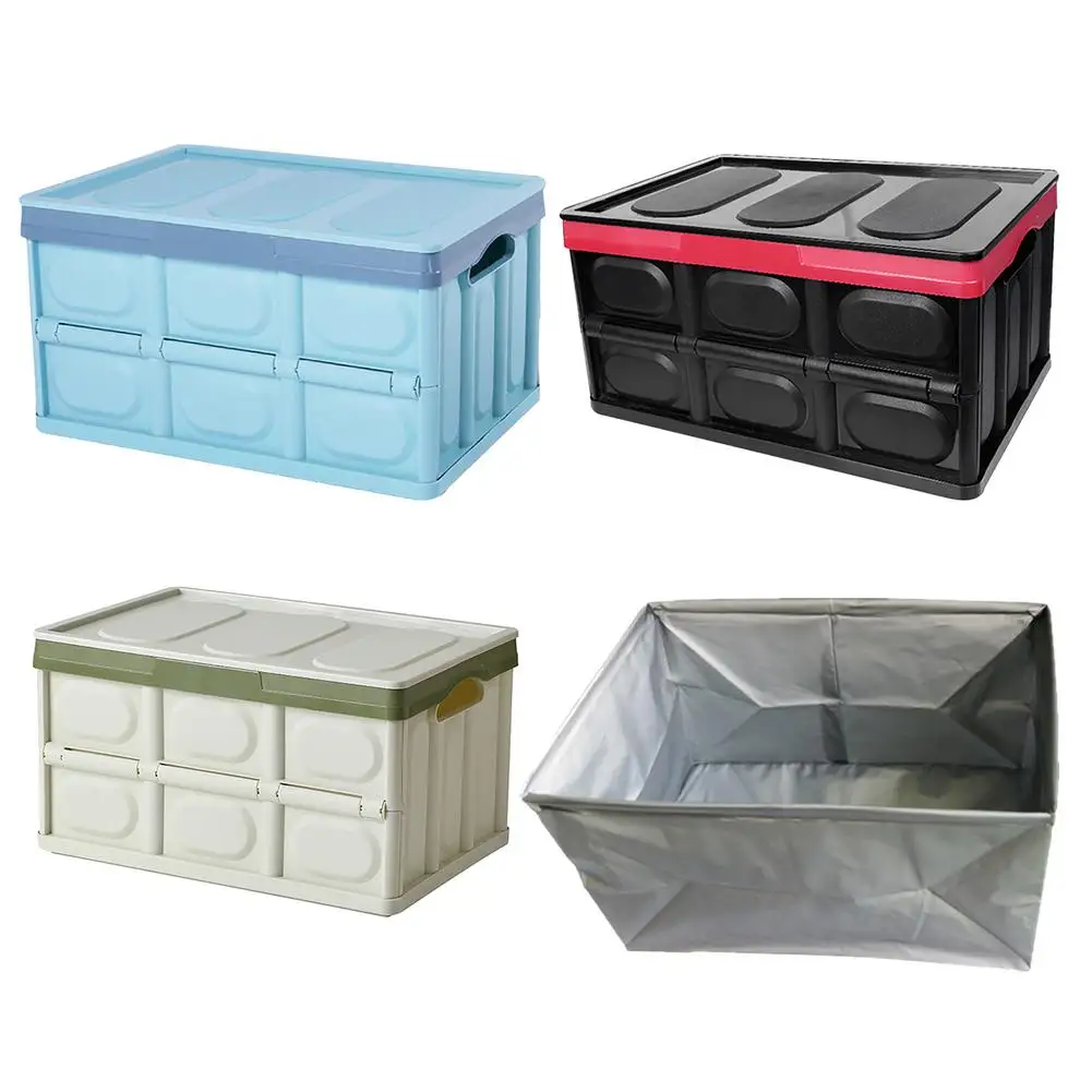 

Автомобильный багажник Организатор ящик складной ящик для хранения многофункциональный контейнер для хранения Портативный органайзер дл...