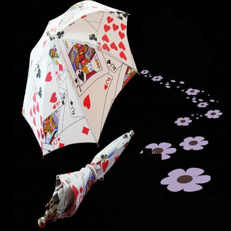 

Производство зонтиков с карточным рисунком-магический трюк, сценическая магия, реквизит, волшебные аксессуары, магические игрушки, шутка, К...