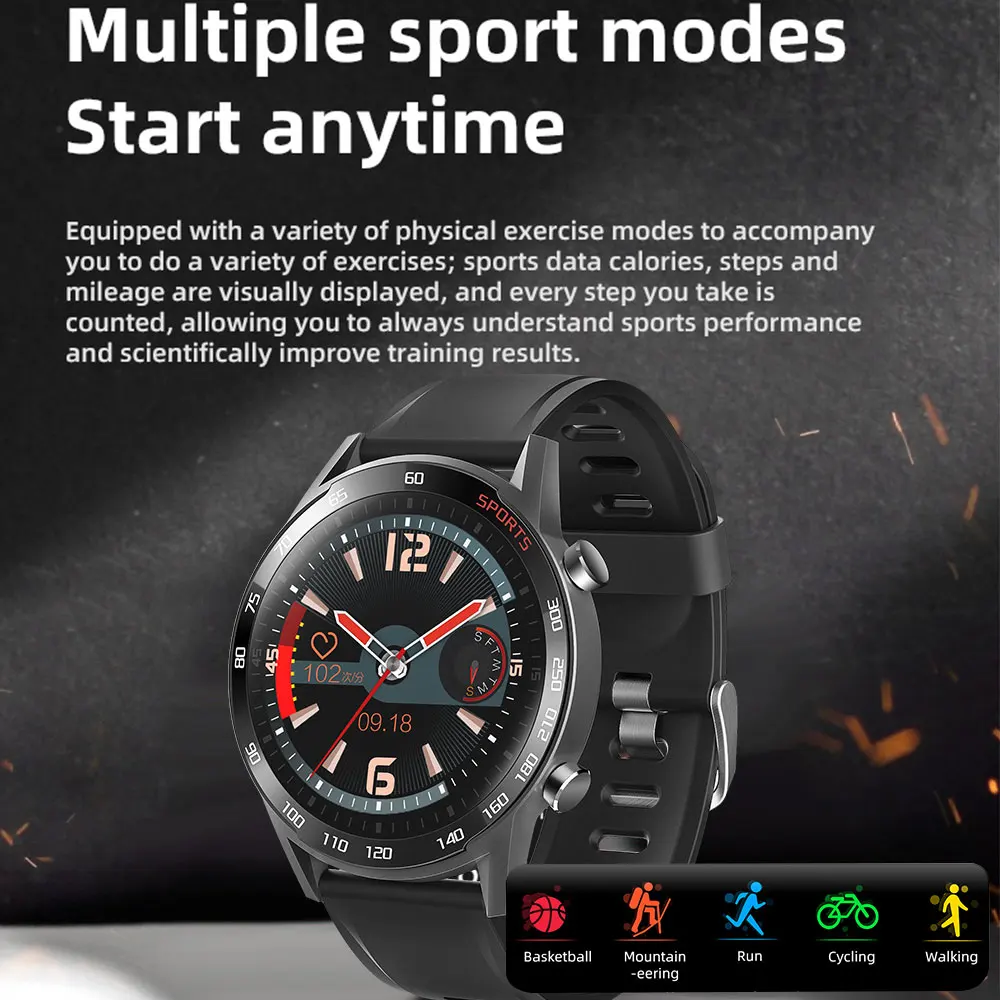 Смарт-часы T33 с функцией измерения температуры пульса артериального давления