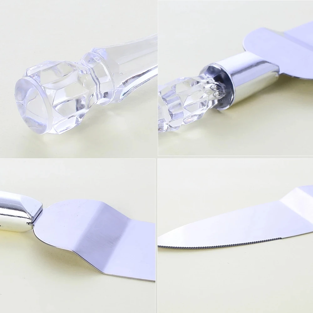 Набор лопат для торта из нержавеющей стали 2 шт. нож хлеба пиццы шпатель