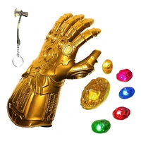 avengers infinity war marvel thanos glove 3 flash mode infinity gauntlet with removable infinity stones for kids adult gift