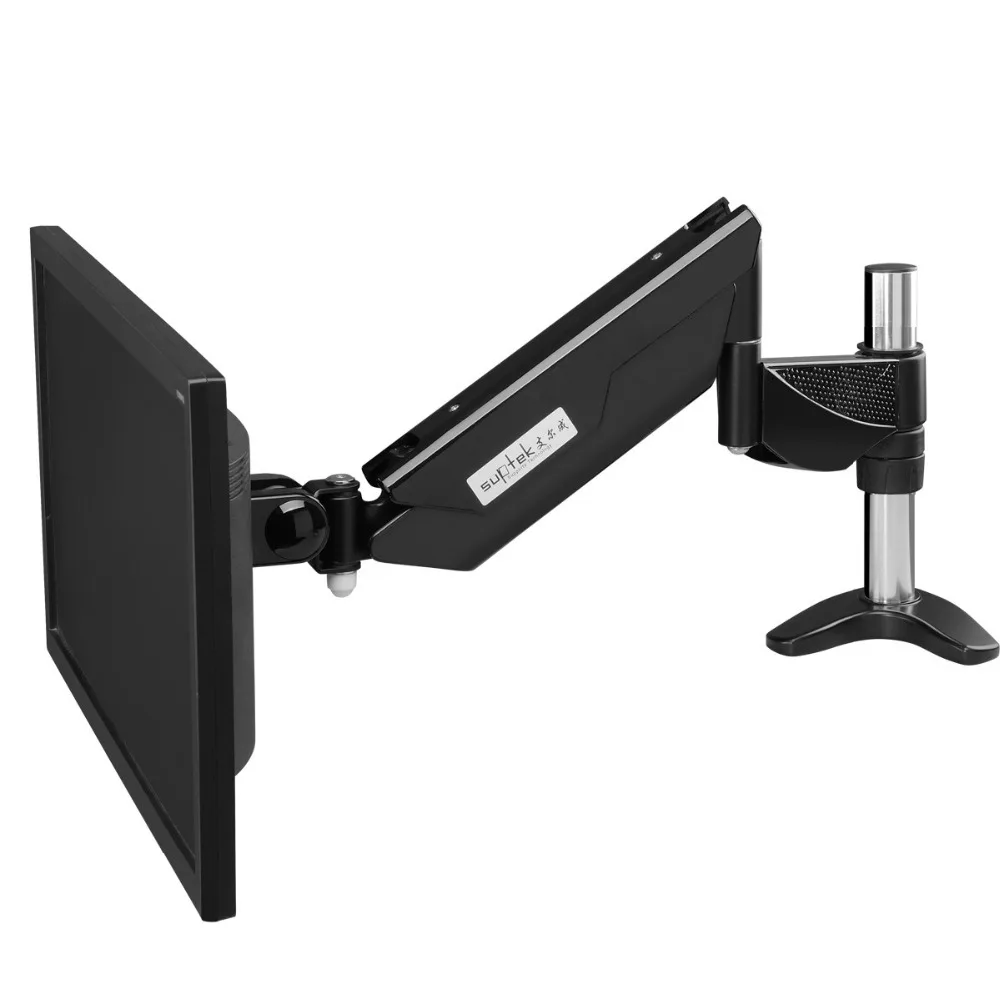 10 27 &quotПолное вращение Настольный держатель для монитора газовый пружинный