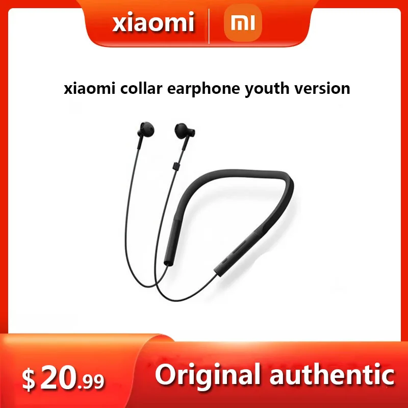 

Беспроводные наушники Xiaomi с шейным ободом, с поддержкой Bluetooth