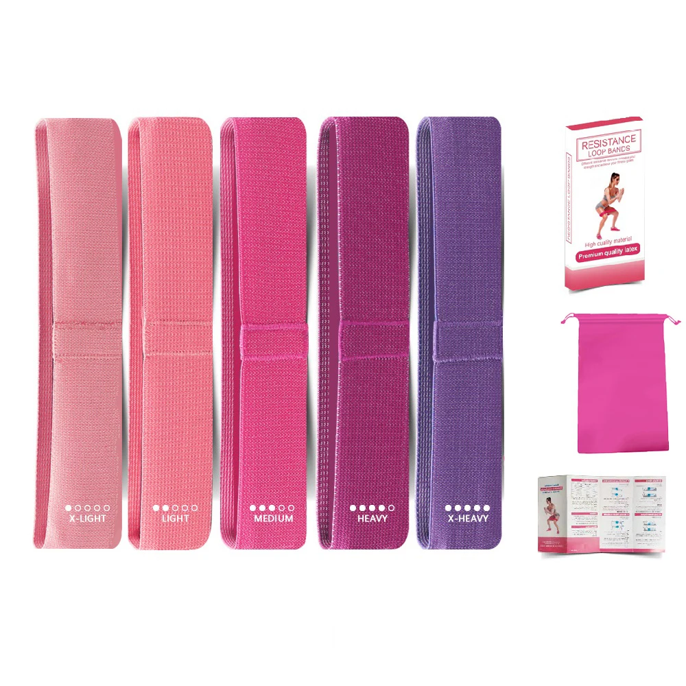 

Fabric Resistance Bands Set Fitness Booty Bands Yoga Fitness Rubber Expander Elastic Band for Sport Workout Exercise Equipment