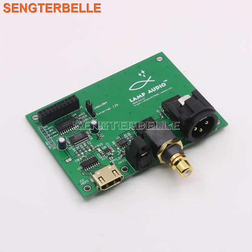 XMOS Amanero итальянский цифровой интерфейс USB к I2S/IIS коаксиальный SPDIF выходная плата