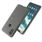 Тонкий тканевый текстурный чехол для Moto One Power Motorola P30 Note, ультратонкий нескользящий чехол из ткани для Moto P30 Note Onepower