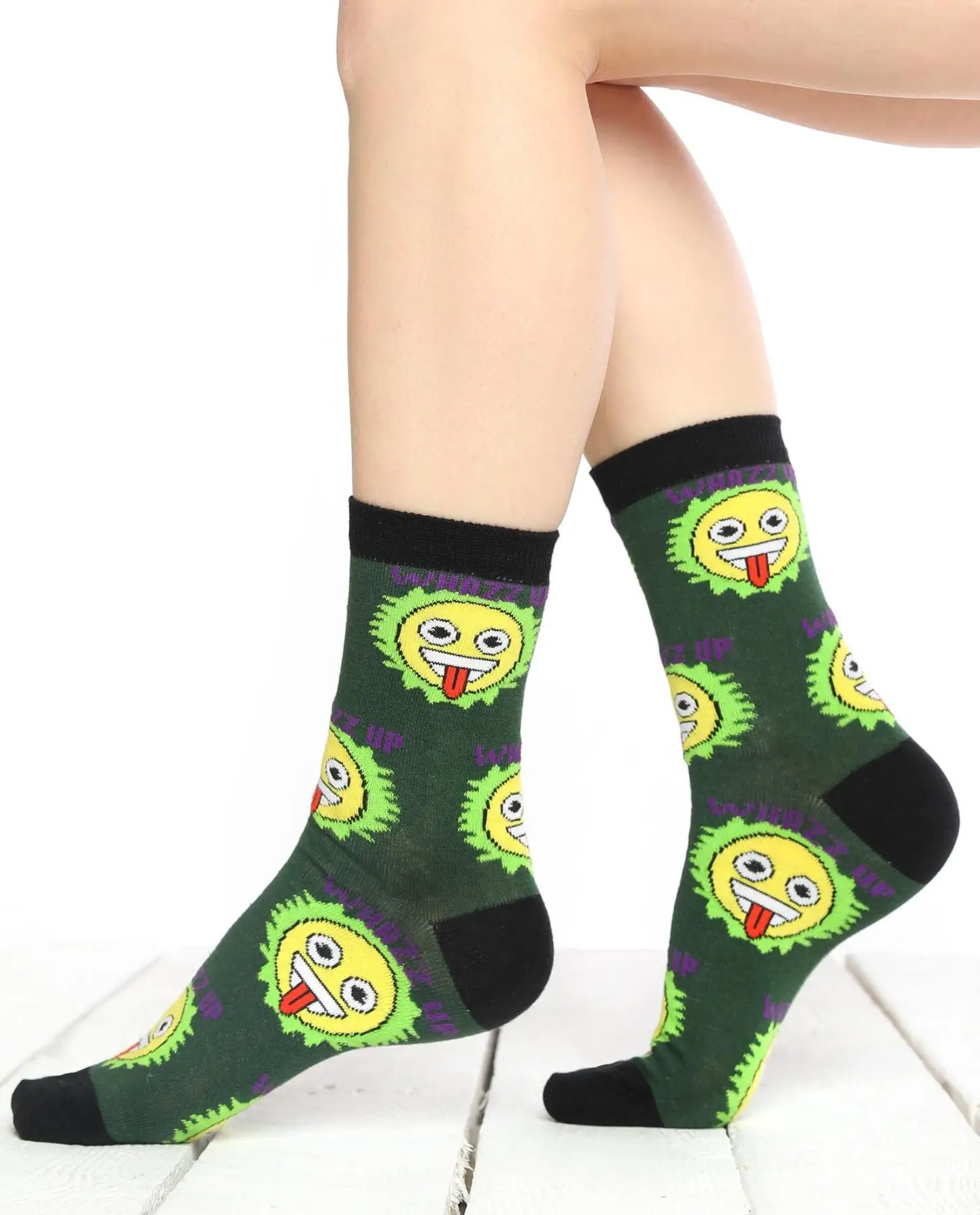 Язык выдачи тапки смайлики с рисунком гнездо носки|Носки| |