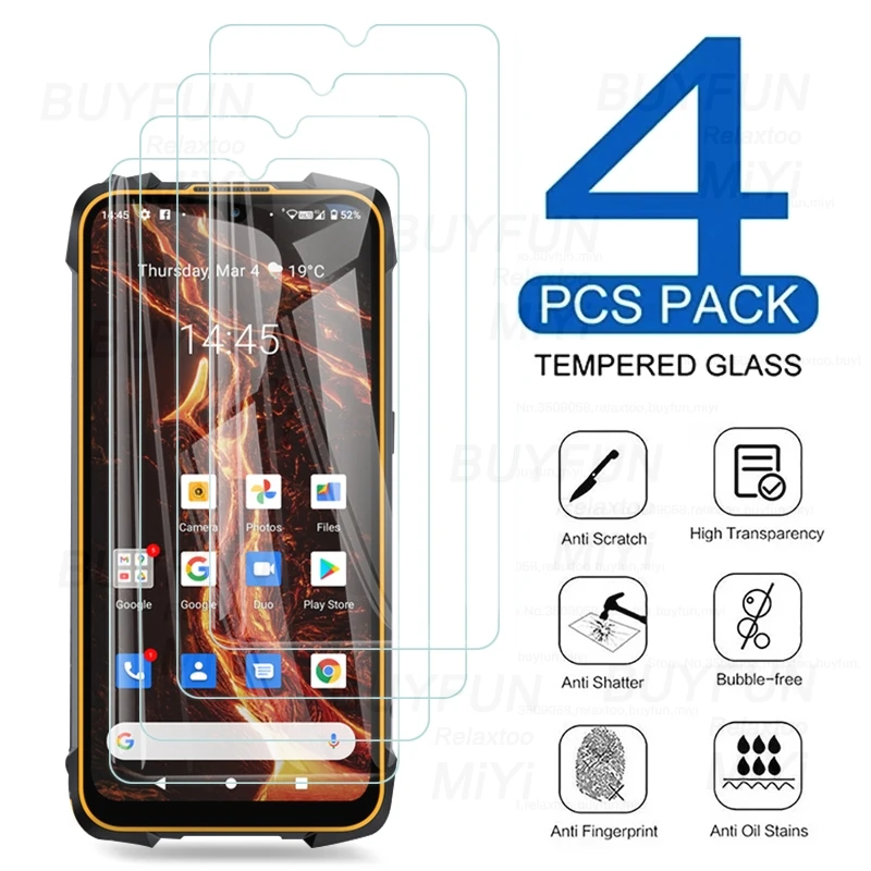 4 шт. Защитное стекло для cubot kingkong 5 pro Полное покрытие закаленное на кубот