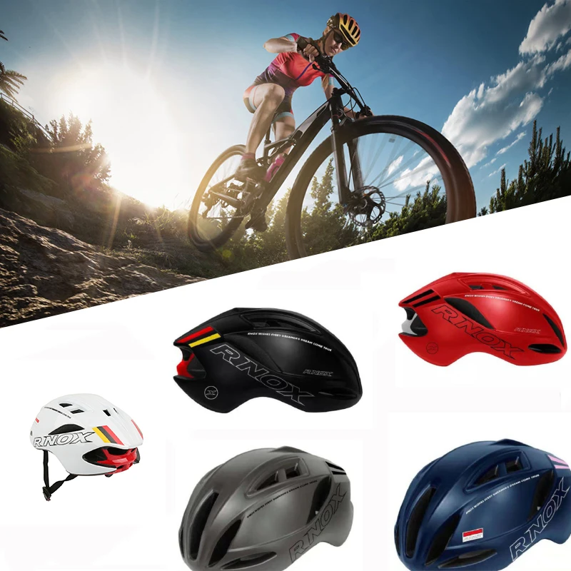 

Cycling Helmet Men Speed Pneumatic Racing Mtb Bikehelmet Triathlon Ski Crash Moto Helmet Breathable Bicycle Safety Cap RNOX