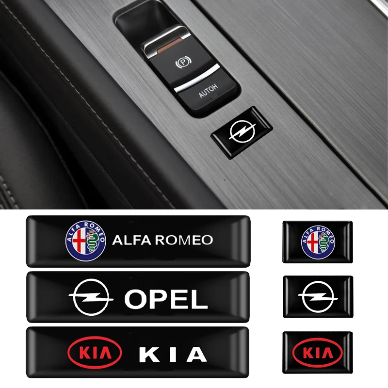Эпоксидная 3D знак наклейка на автомобиль эмблемы наклейки украшения для KIA Hyundai
