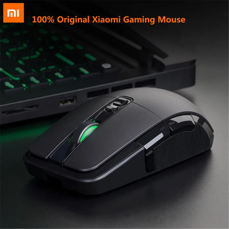 Оригинальная Беспроводная игровая мышь Xiaomi 2 4 ГГц 7200 точек/дюйм RGB с подсветкой