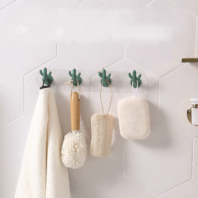 Креативный дизайн настенный крючок в скандинавском стиле С КАКТУСОМ прочный