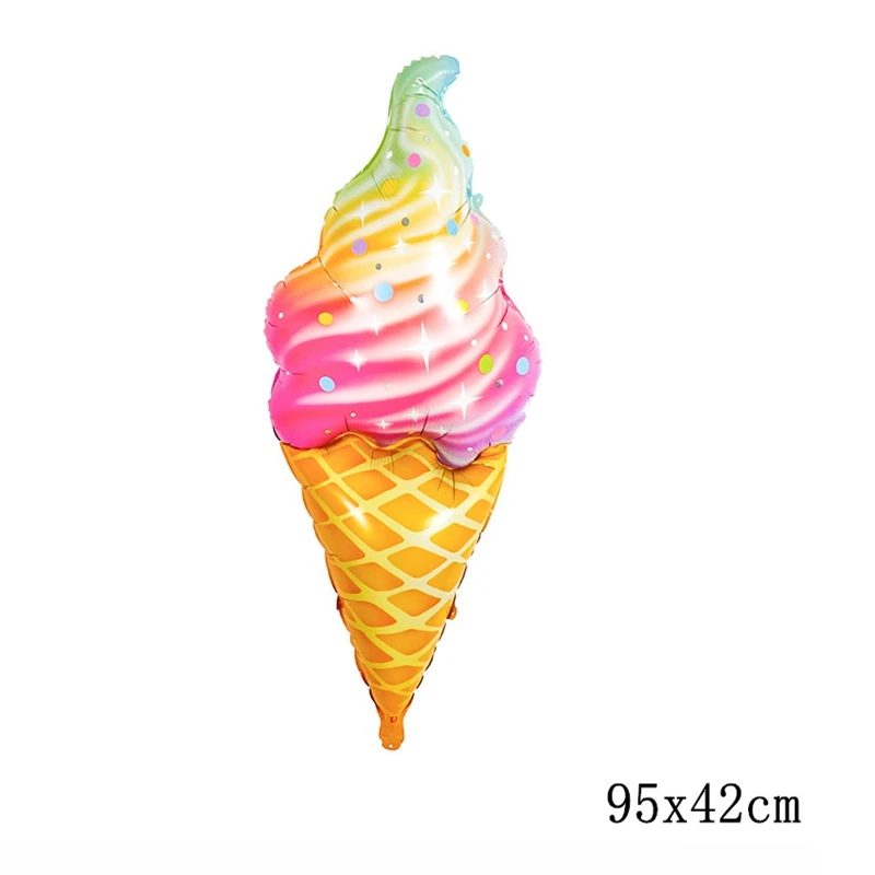 

Donut Digital Foil Balloon Fruit Ice Cream Helium Balloon Birthday Party Decoration Kids Toy Sweet Digital Balloon Showe