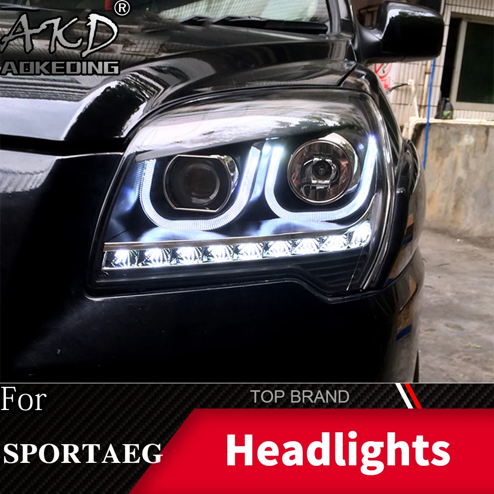Передняя фара для автомобиля KIA Sportage 2007-2013 фары Противотуманные Дневные ходовые