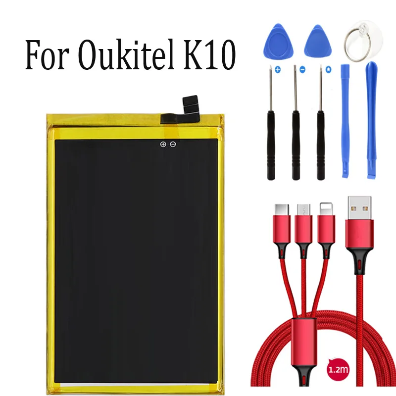 Аккумулятор 11000 мАч для аккумуляторов Oukitel K10 usb кабель набор
