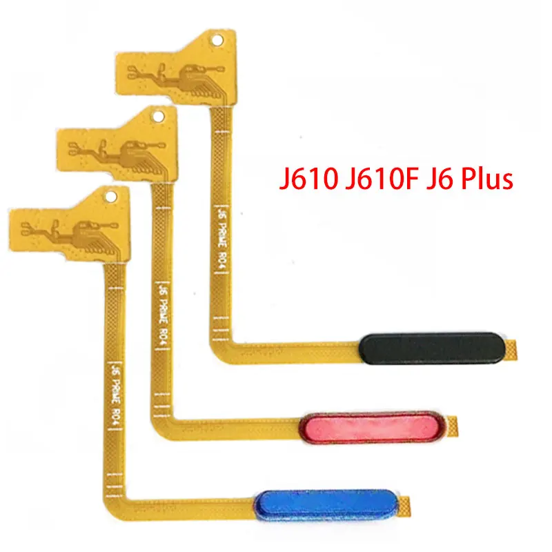 Сенсорный ID датчик отпечатков пальцев кнопка включения Кнопка меню гибкий