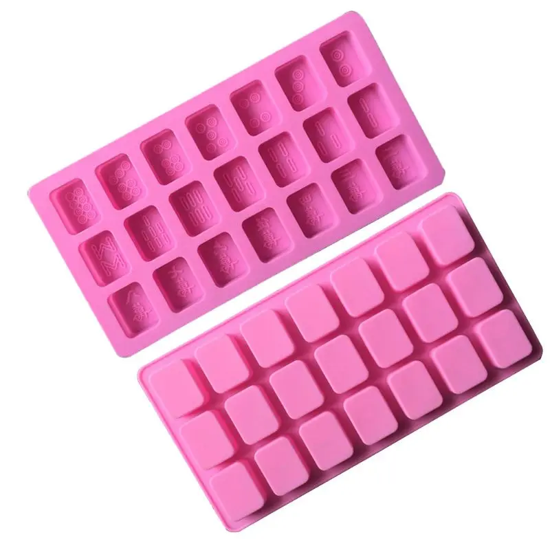 2 шт./компл. Китайский Маджонг силиконовая форма для торта с мастикой конфетная