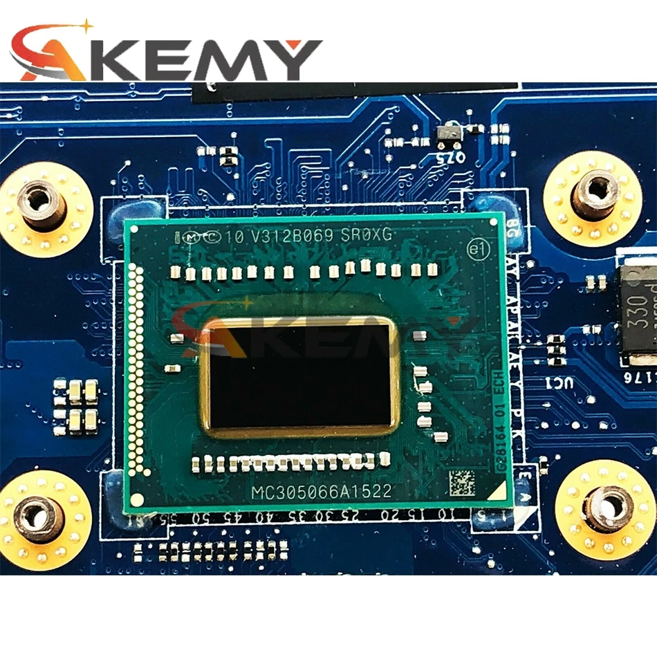 Akemy для Dell Inspiron 17R-5721 3721 5721 Материнская плата ноутбука VAW11 LA-9102P CN-0C2GJ2 0C2GJ2 SR0XL I5-3337U