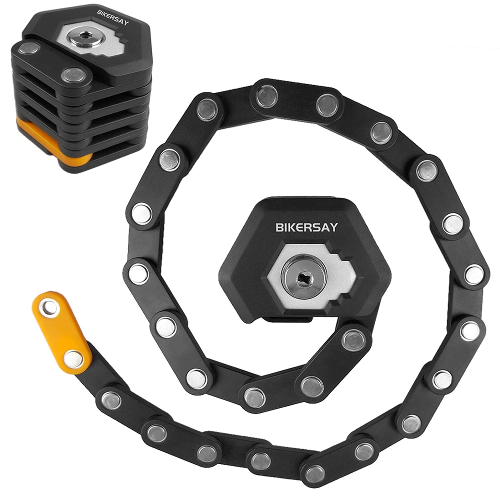 

Безопасный складной замок для велосипеда Противоугонный 85 см с 3 ключами для горного велосипеда дорожный велосипед аксессуары