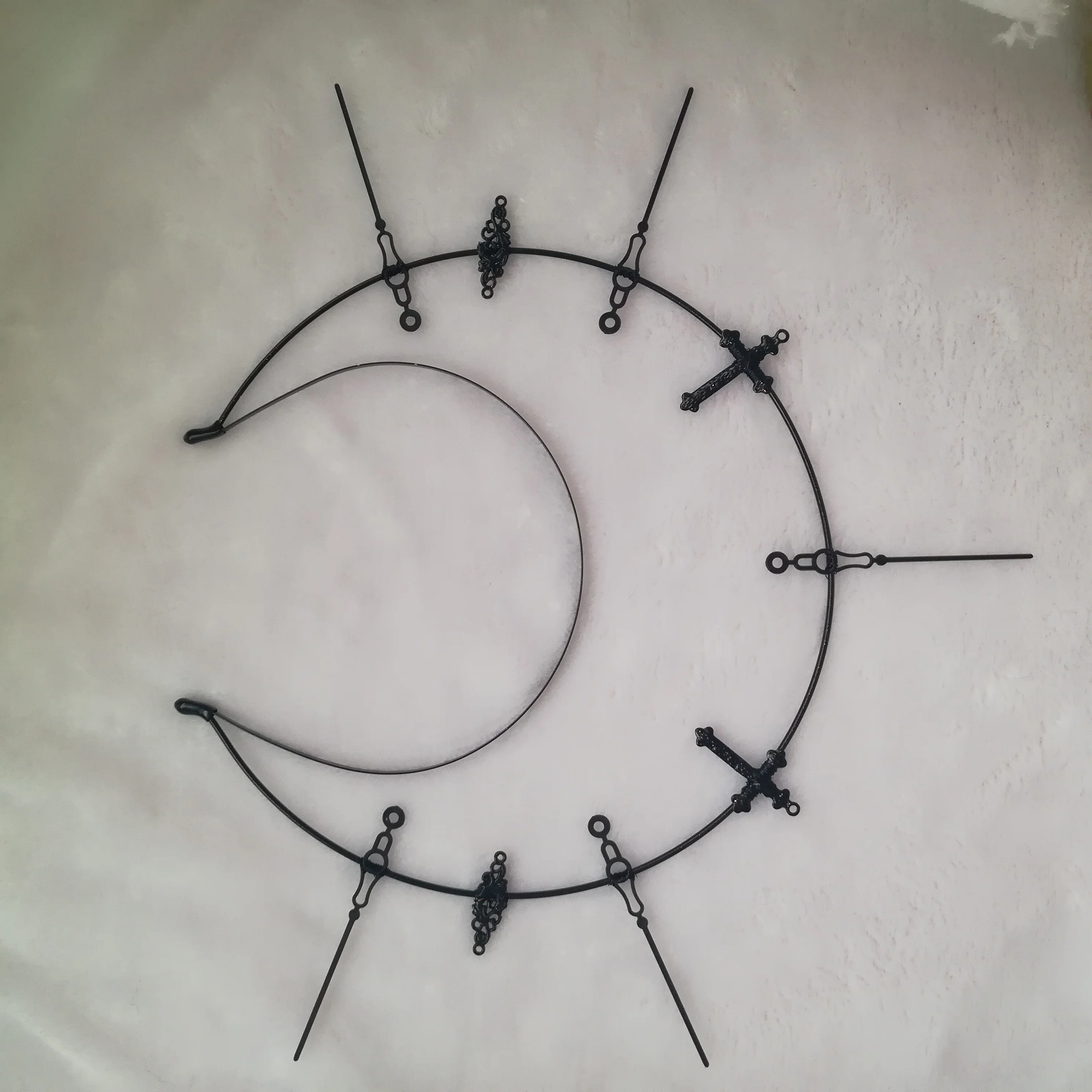 Винтажная готическая корона из девы марии аура ручной работы в стиле сделай сам |